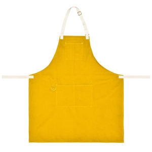 High Quality Adjustable Sleeveless Bib <b>Apron</b> Cotton Polyester Blended Eco-friendly <b>Waterproof</b> Reusable Print Kitchen Workers - Product Image 5