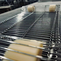 Yuchen hittebestendige stalen transportbandgaas, populaire food grade oven transportbanden, duurzame voedseltransportband