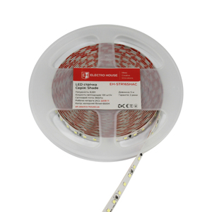 Tira de luces LED de 220V, IP44, 120LEDs, SMD2835, 8,5 W, cinta LED flexible, blanco cálido/neutro/frío para iluminación de gabinetes de cocina y baño - Product Image 2