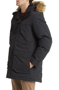 Chaqueta parka para hombre de alta calidad con capucha acolchada aislada gruesa impermeable elegante moda al aire libre cálido invierno parka - Product Image 3