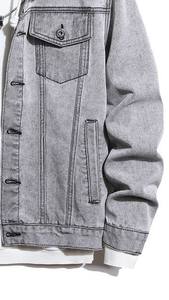 La mejor chaqueta vaquera para hombre Tendencias Vintage desgastada Versatilidad elegante y duradera Dominando el aspecto Chaquetas vaqueras para hombre - Product Image 6