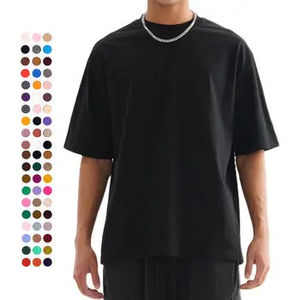 T-shirt en polyester à épaules tombantes de qualité supérieure fabriqué en usine OEM, prix de gros, impression de logo, t-shirts imprimés - Product Image 2