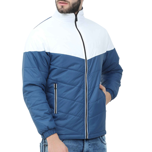 Veste d'hiver personnalisée pour hommes, veste matelassée en coton épais pour une isolation chaude en hiver et un design à la mode - Product Image 3