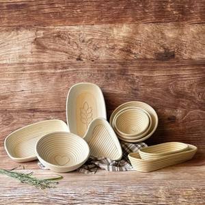 Cesta de Fermentación de Pan Hecha a Mano, Ecológica, de Ratán Natural, Reutilizable, No Tóxica, con Forro Extraíble y Motivo en Espiral, Herramienta para Hornear y Repostería - Product Image 4