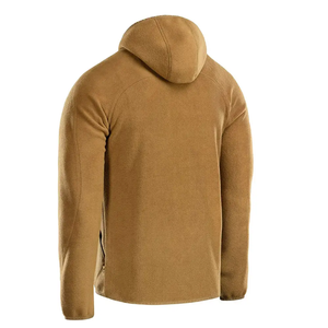 Sweat à capuche zippé double fermeture éclair en polaire 400 g/m² pour homme, en coton mélangé épais, coupe oversize, broderie personnalisée - Product Image 4