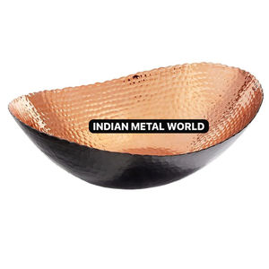 Elegante cuenco de Metal dorado hecho a mano para servidor dulce, respetuoso con el medio ambiente, artículos de comedor para el hogar, bodas para servir dulces de Chocolate, otros - Product Image 4