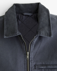 โรงงานผลิตแจ็คเก็ตยีนส์แขนยาวผู้ชายรุ่นใหม่ล่าสุด ราคาขายส่งแบบกำหนดเองได้ แจ็คเก็ตเดนิมสำหรับผู้ชาย - Product Image 5