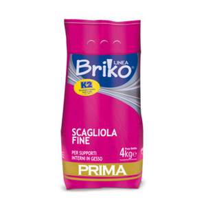 Linea Briko Scagliola Fine per Riparazioni e Stuccatura da Kg 4 - Product Image 1