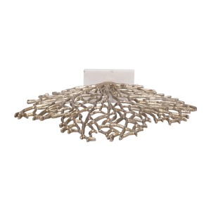 Figurine en laiton artisanale en forme d'arbre, décoration artistique pour la maison, accent parfait pour le bureau, la table, l'étagère, style indien - Product Image 2