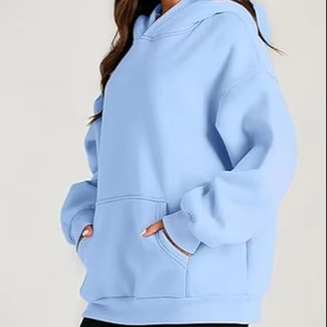 Sweat-shirt polaire d'hiver en vrac pour femmes pull à manches longues épais OEM vente en gros Streetwear 100% coton polaire - Product Image 1