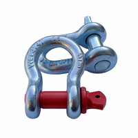 Galvanized Bow Shackle Fastener with Bolt and Nut Pin for Rigging Hardware Connection