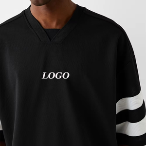 Venta al por mayor personalizado gota hombro en blanco de gran tamaño Camiseta para los hombres de alta calidad de manga corta Boxy Fit camisetas para hombres - Product Image 5