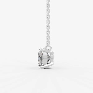 Pendentif solitaire classique en forme de coussin, 0,92 carat, EF-VVS2, excellente taille, en or massif 14 carats, pour un usage quotidien, cadeau d'anniversaire - Product Image 3