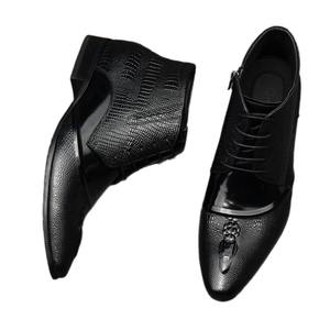 Elegant Top Grain Cow hide Short Boots with Breathable Lining and Wear Resistant for Daily <b>Shoes</b> Commute and Outdoor Activities - Product Image 1