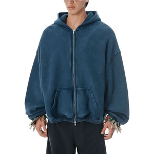 เสื้อฮู้ดทรงหลวมสำหรับผู้ชายทรงหลวมสไตล์ลำลองออกแบบได้ตามต้องการจากโรงงาน - Product Image 1