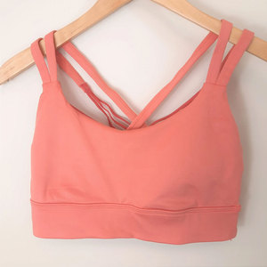 Sujetador deportivo liso con espalda cruzada para mujer, ropa deportiva para gimnasio, ropa de entrenamiento, estilo personalizado, cuatro vías, talla S, M y L - Product Image 1