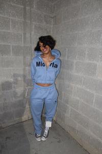 Custom Women 2 Piece <b>Pant</b> Set Sweatsuit Set Two Piece Cropped Zip up Hoodie and <b>Pants</b> Sets Tracksuit for Women - Product Image 5