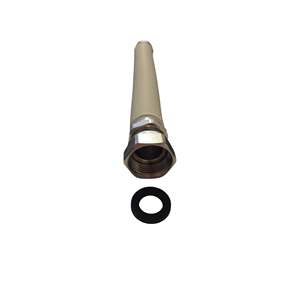 Tuyau flexible en PVC HM pour chauffe-eau MF 1/2" blanc enduit, longueurs extensibles 130-420 mm, résistant - Product Image 4