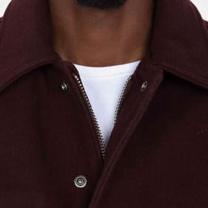 Vêtements décontractés bombardier coupe ajustée veste universitaire à la mode pour hommes fabrication pakistanaise veste de baseball universitaire vintage pour hommes - Product Image 3