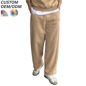 Pantalones de invierno para hombre de talla grande, holgados, con cordón, cintura media, de algodón, cálidos, informales, con logotipo personalizado, soporte OEM ODM para fabricación de marca - Product Image 3