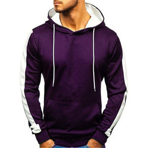 เสื้อฮู้ดผู้ชายสำหรับฤดูหนาว เสื้อแจ็คเก็ตออกกำลังกายทรงปกติ ผ้าฟลีซมีฮู้ด ผ้าฝ้าย 100% พิมพ์ลายดิจิทัล ประดับลูกปัด ระบายอากาศได้ดี แห้งเร็ว - Product Image 2