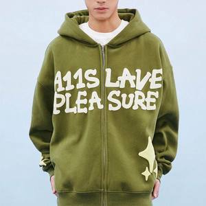 Sweat à capuche pour homme de qualité supérieure, nouveau style, polaire épais, 100% coton, design moderne, polaire doux et chaud, décontracté - Product Image 3