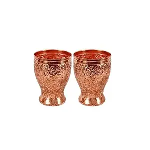Moscow Mule kupaları 100% bakır dövülmüş bardak seti iki adet saf katı bakır cam katır cam ev & otel için dekoratif