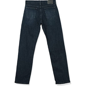 กางเกงยีนส์แบบลำลองสำหรับฤดูใบไม้ร่วงฤดูร้อนกางเกงยีนส์เอวสูงมีกระดุมพิมพ์ลายวินเทจทรงตรงเข้ารูปสีต่ำ - Product Image 2