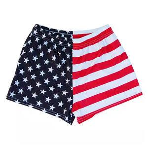 Shorts de bain personnalisés à séchage rapide pour hommes et femmes, taille mi-haute, style décontracté, plage, respirant, imperméable, toile 100% coton - Product Image 3