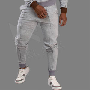 Jersey personalizado de alta calidad para hombre en blanco, sudor con bolsillo, conjunto de Chándales, trajes para correr en blanco, chándal para hombre - Product Image 6