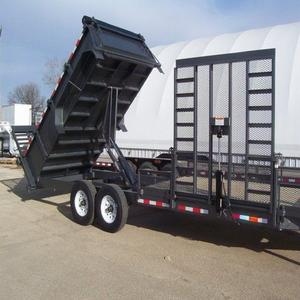 Remorque à benne basculante agricole robuste, capacité de charge de 3 à 10 tonnes, support de tracteur à moteur, garantie de 2 ans, origine américaine - Product Image 5