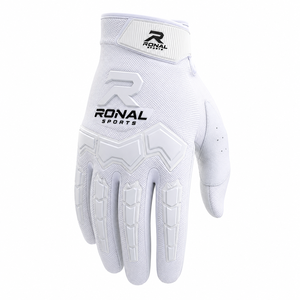 ถุงมือมอเตอร์ครอสแบบเต็มนิ้ว RONAL SPORTS สีขาว ระบายอากาศได้ดี กันลื่น ใช้กลางแจ้งได้ เหมาะสำหรับทุกเพศ - Product Image 1