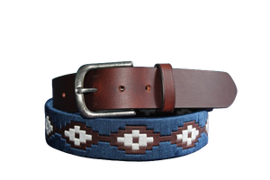 Alta calidad cosido a mano con bordado personalizado diseño Polo cinturón de cuero para montar a caballo de proveedor al por mayor - Product Image 2