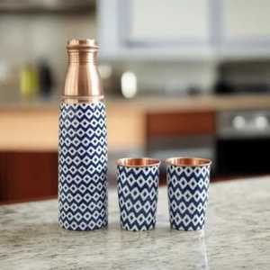 ขวดทองแดงบริสุทธิ์น้ำหนักเบาทนทานสำหรับสำนักงานบ้านกลางแจ้งตั้งแคมป์เดินป่าและยิม - Product Image 1