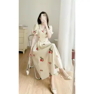 Vestido de verano Buen precio Cómodo para damas Hermoso tamaño personalizado Hecho en Vietnam Fabricante