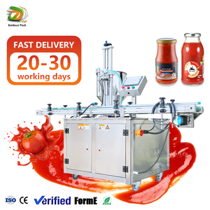 Nhà máy tự động trái cây dán điền máy đóng gói cho nước sốt cà chua mứt dâu Máy rót chai - Product Image 1