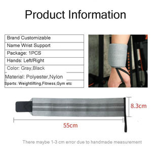 Muñequeras Deportivas Unisex Transpirables de Neopreno y Nailon de Alta Calidad para Entrenamiento con Pesas, Gimnasio y Fitness, con Logotipo Personalizable - Product Image 5