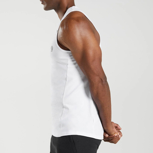 เสื้อกล้ามออกกำลังกายสำหรับผู้ชายยอดนิยมแห้งเร็ววัสดุผ้าฝ้ายระบายอากาศได้ดีพิมพ์โลโก้ได้ตามต้องการ - Product Image 3