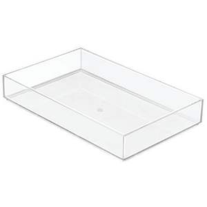 Plateau de service de cuisine artisanal en acrylique transparent laqué, qualité supérieure, polyvalent, pour la maison et les fêtes - Product Image 3