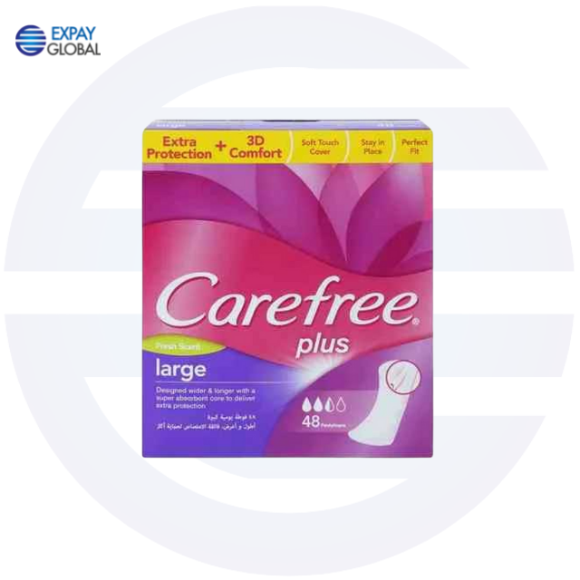 For Carefree Panty Liners Large Fresh Scent Pack Of 48 All Kinds Buy