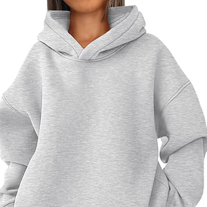 Sweat à capuche surdimensionné délavé à l'acide avec logo personnalisé pour femmes, sweat à capuche pour femmes de qualité supérieure, délavé à l'acide - Product Image 3