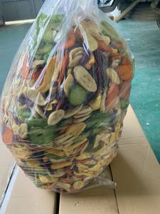 Chips croquantes de fruits et légumes mélangés Vente à chaud Snack séché déshydraté VF à partir de données 99 Gold - Product Image 3