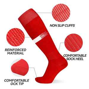 Wholesale Hot Selling NOORX SPORTS Custom Men's Long Design Ball Game Crew Sports Compression <b>Sock</b> Cotton/<b>Wool</b> Breathable for - Product Image 2
