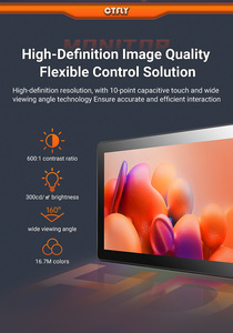 Computadora Táctil Integrada IP65 de 7~27 Pulgadas, Pantalla Táctil HD Capacitiva/Resistiva, Rockchip RK3568 RK3588/Core I5 I7, Panel PC Industrial - Product Image 4