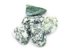 MEILLEURE VENTE EN GROS ARBRE DE CRISTAL NATUREL AGATE PIERRE BRUTE POUR REIKI PIERRE DE GUÉRISON MÉDITATION MOSS AGATE PIERRE BRUTE - Product Image 3