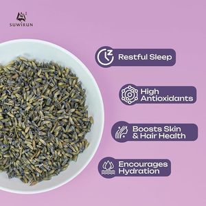 Thé à la lavande biologique 25 sachets de thé de Thaïlande naturel sans sucre et sans conservateurs boisson saine de qualité supérieure sans caféine - Product Image 3