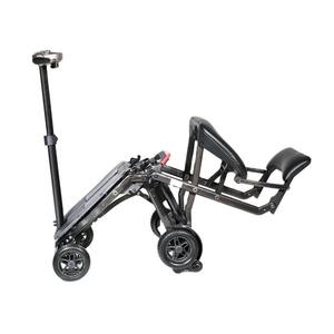 Scooter Eléctrico Plegable de Alta Potencia para Adultos, con Cuatro Ruedas, Llantas Gruesas de 11 Pulgadas, Marco de Aleación de Aluminio, Motor sin Escobillas de 6000W, 3.6km/h - Product Image 2