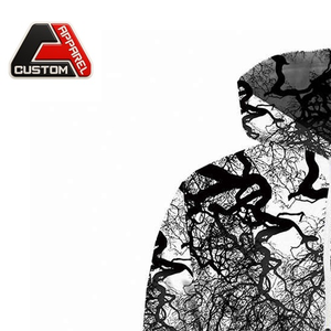 Sweat à capuche en polaire 100 % polyester avec broderie 3D par sublimation pour l'hiver - Pull personnalisé éco-responsable style streetwear, faible MOQ, service OEM - Product Image 6