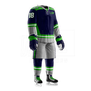 Vêtements de sport respirants pour jeunes Ensembles d'uniformes de hockey sur glace en gros fabriqués au Pakistan - Product Image 6