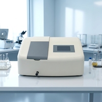 Spectrophotomètre UV-Vis à faisceau unique BRT-5200UV, écran tactile de 4,3 pouces, 190-1100 nm, photomètre de laboratoire avec logiciel de contrôle PC